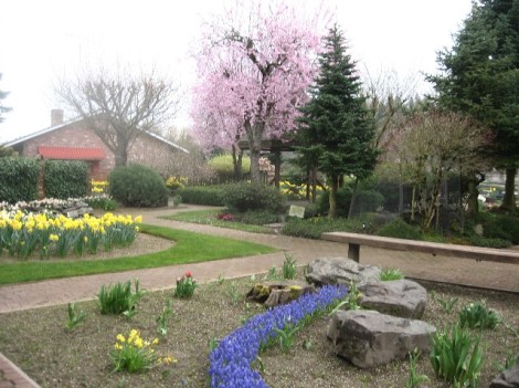 A view of the display garden at Van Lierop's.